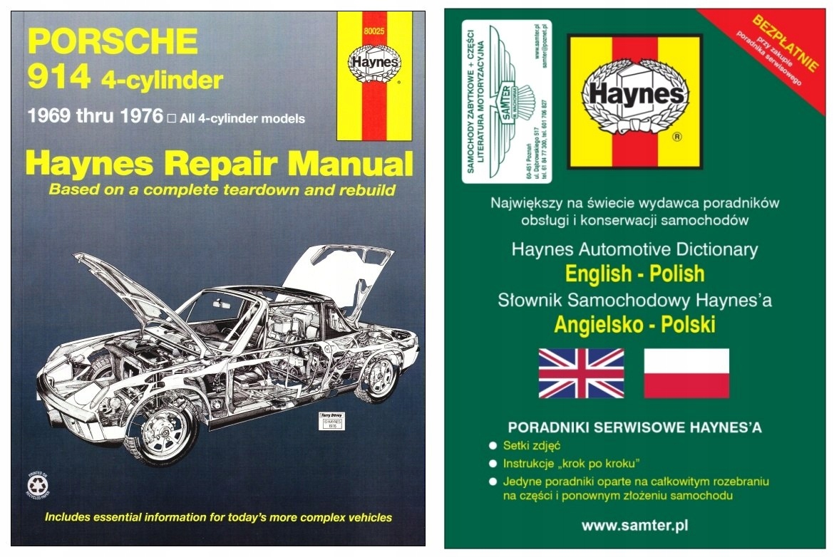 Porsche 914 (1969-1976) - посібник з ремонту Haynes