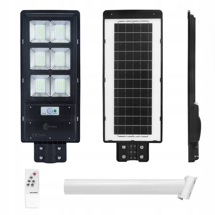 

Lampa Solarna Uliczna Latarnia 240W Pilot Uchwyt