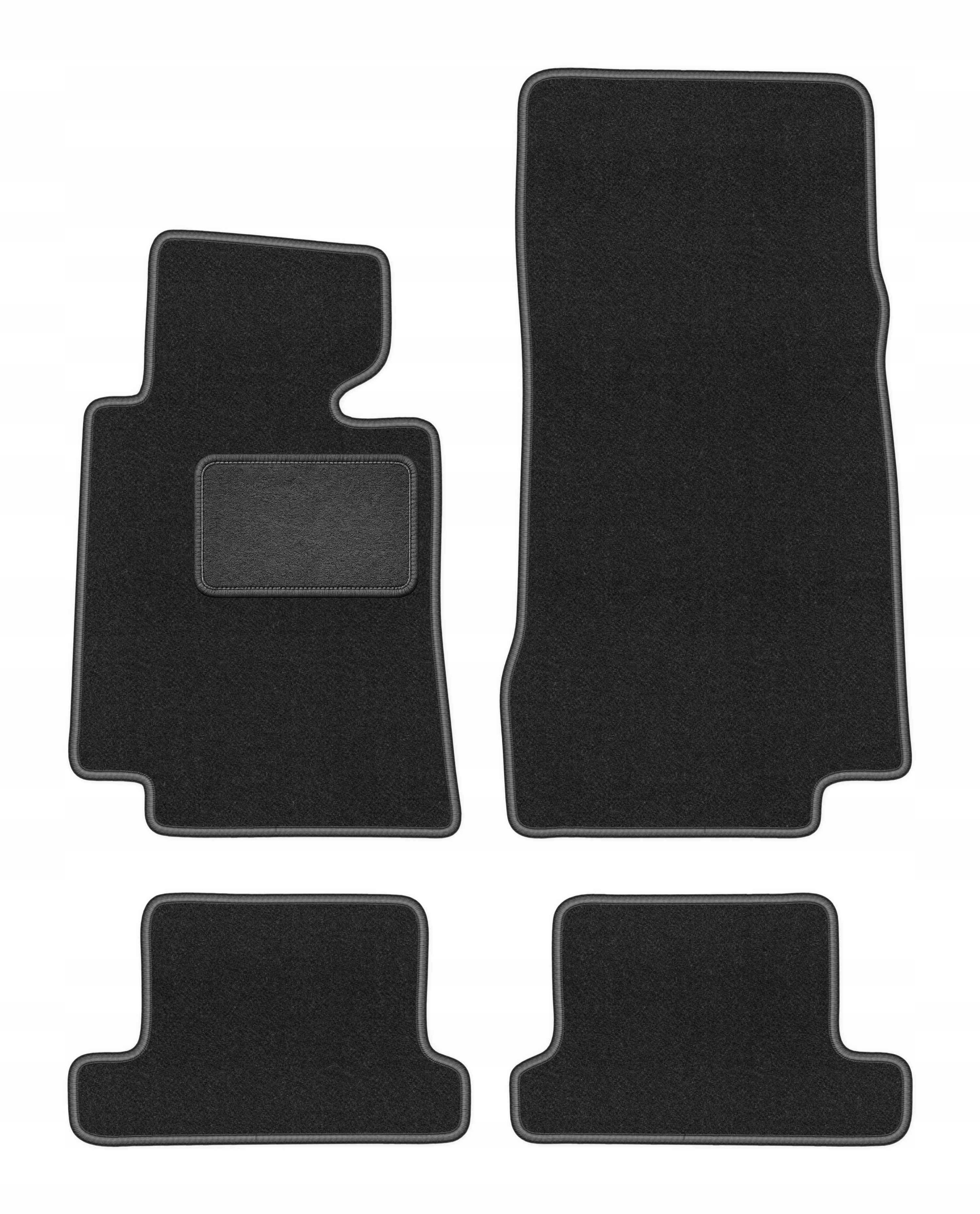 Dywaniki welurowe do Bmw 8 E31 1988-1999 komplet Lux grafit 4 szt.