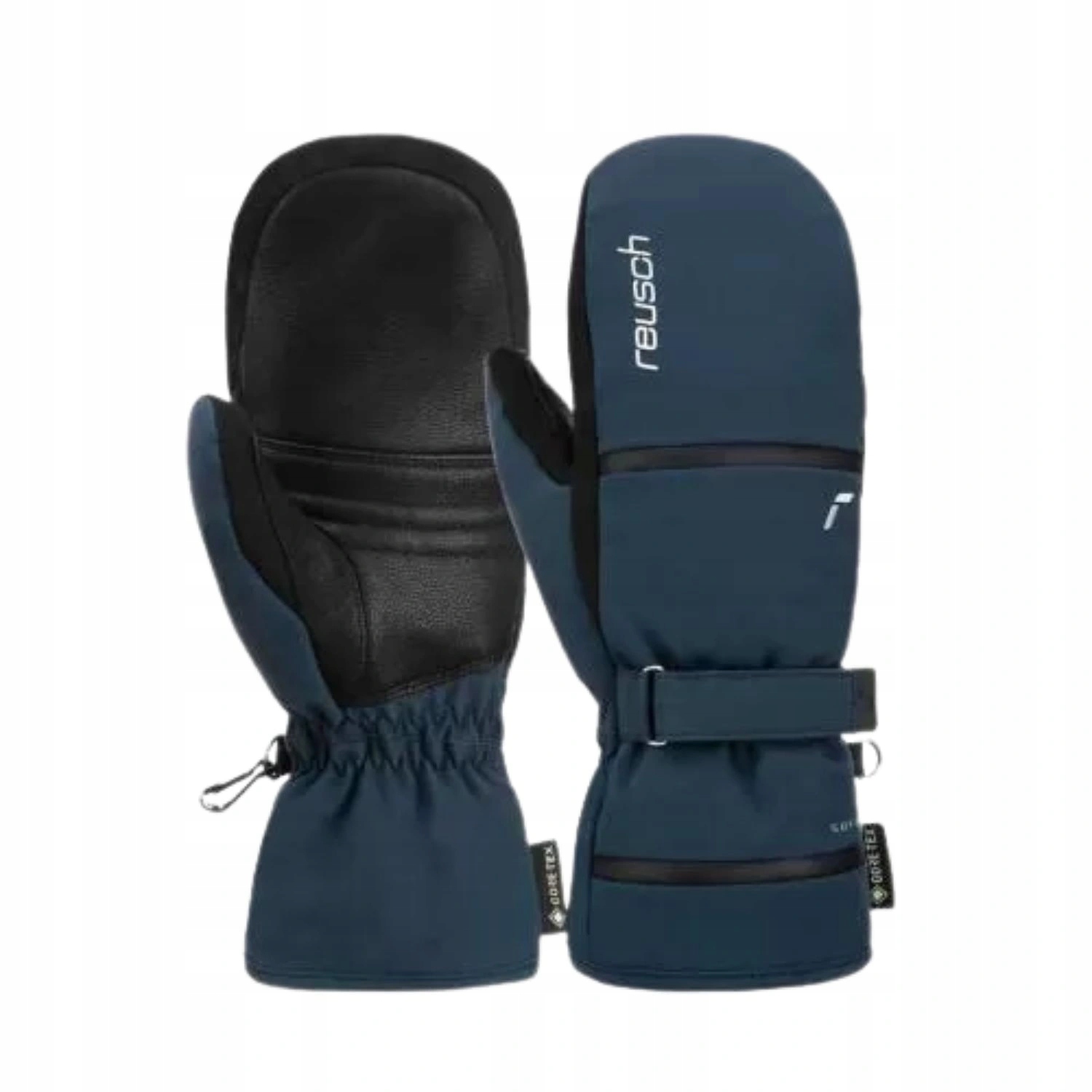 Unisexové rukavice Reusch Alessia Gore-tex lyžařské kožené, modrá barva 6