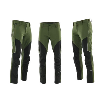 Spodnie męskie robocze Lightflex ultralekkie elastyczne Slim Oliwka 62-2XL