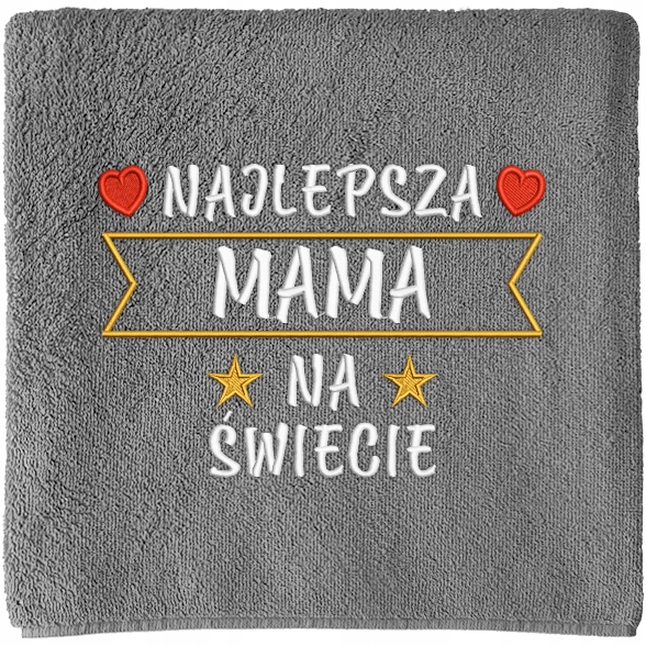 

Ręcznik Dzień Mamy Logo Haft 70X140