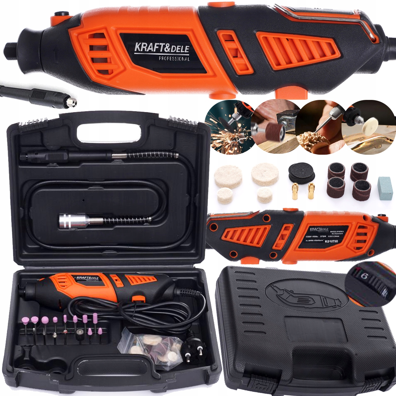 MINI SZLIFIERKA DO SZLIFOWANIA DREWNA METALU FREZARKA WIELOFUNKCYJNA ZESTAW