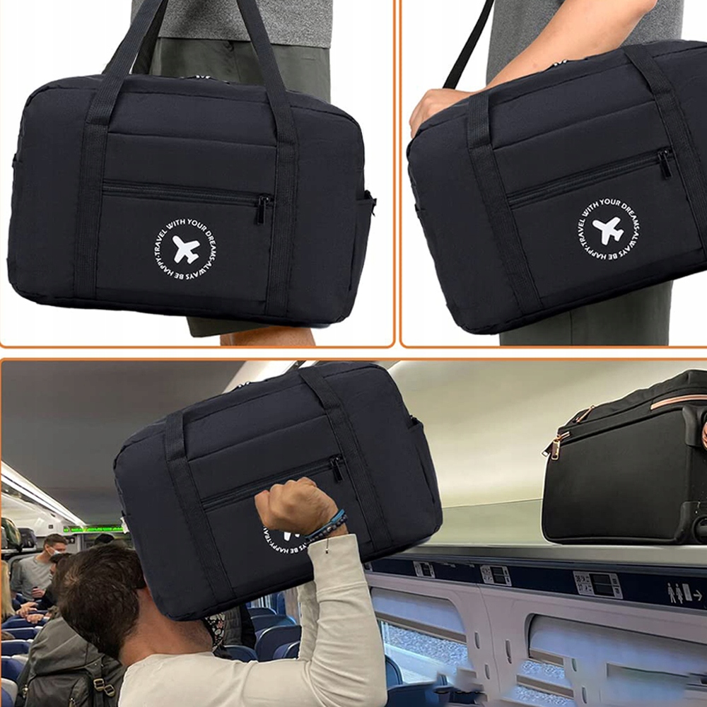 TORBA DO SAMOLOTU BAGAŻ PODRĘCZNY DO BAGAŻ PODRĘCZNY RYANAIR 40X20X25 cm Model TORBA