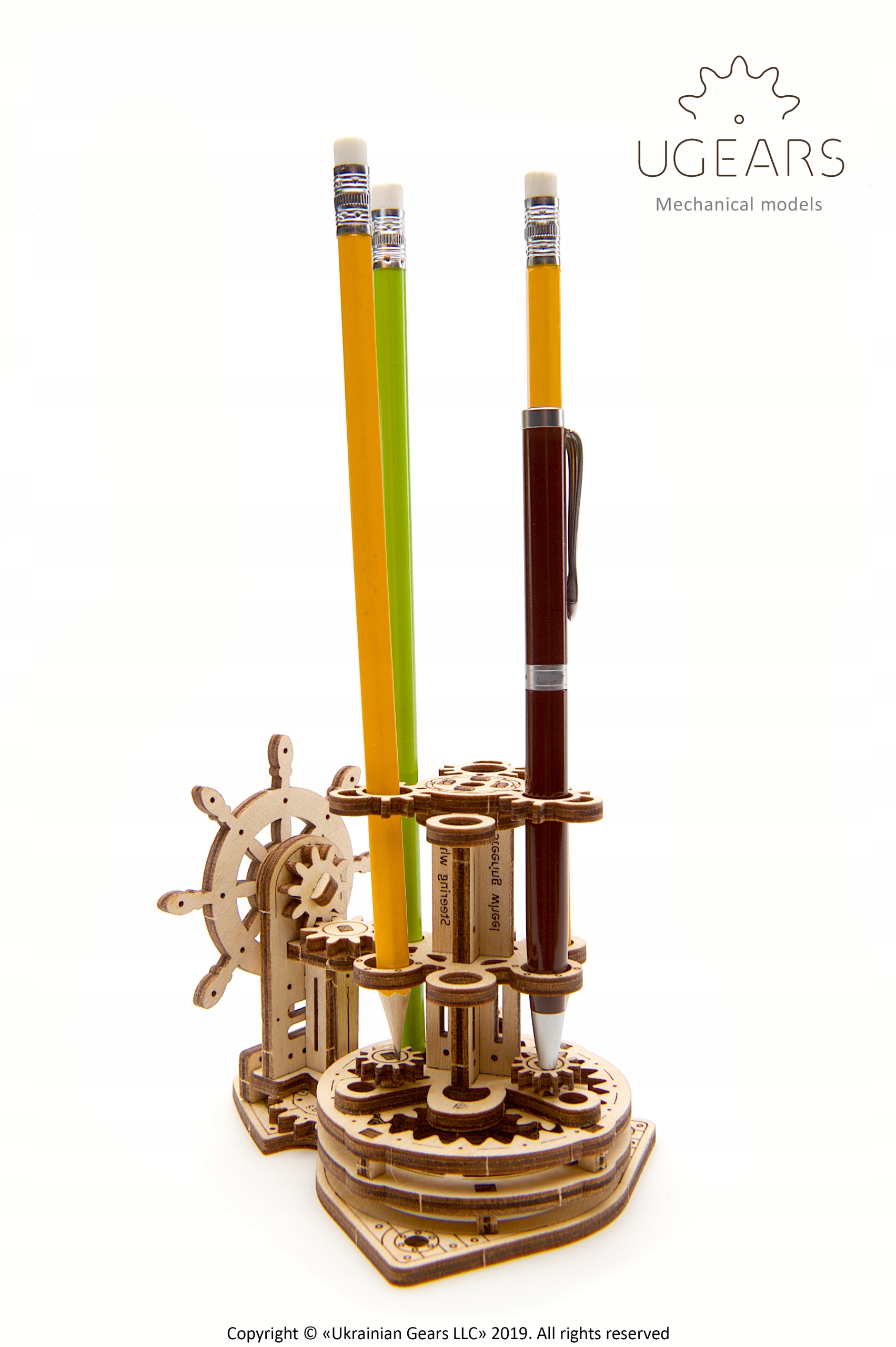 

Piękne Puzzle 3D Drewniane Ster-Organizer uGEARS