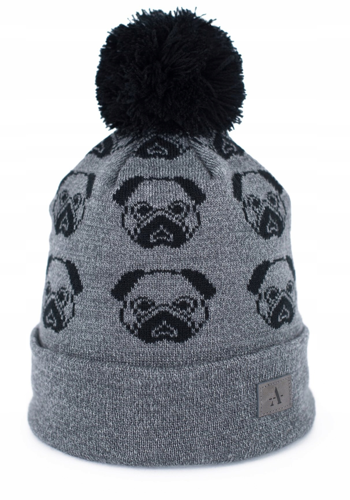 

Szaleo Czapka No to mops Z Pomponem cz18333-1