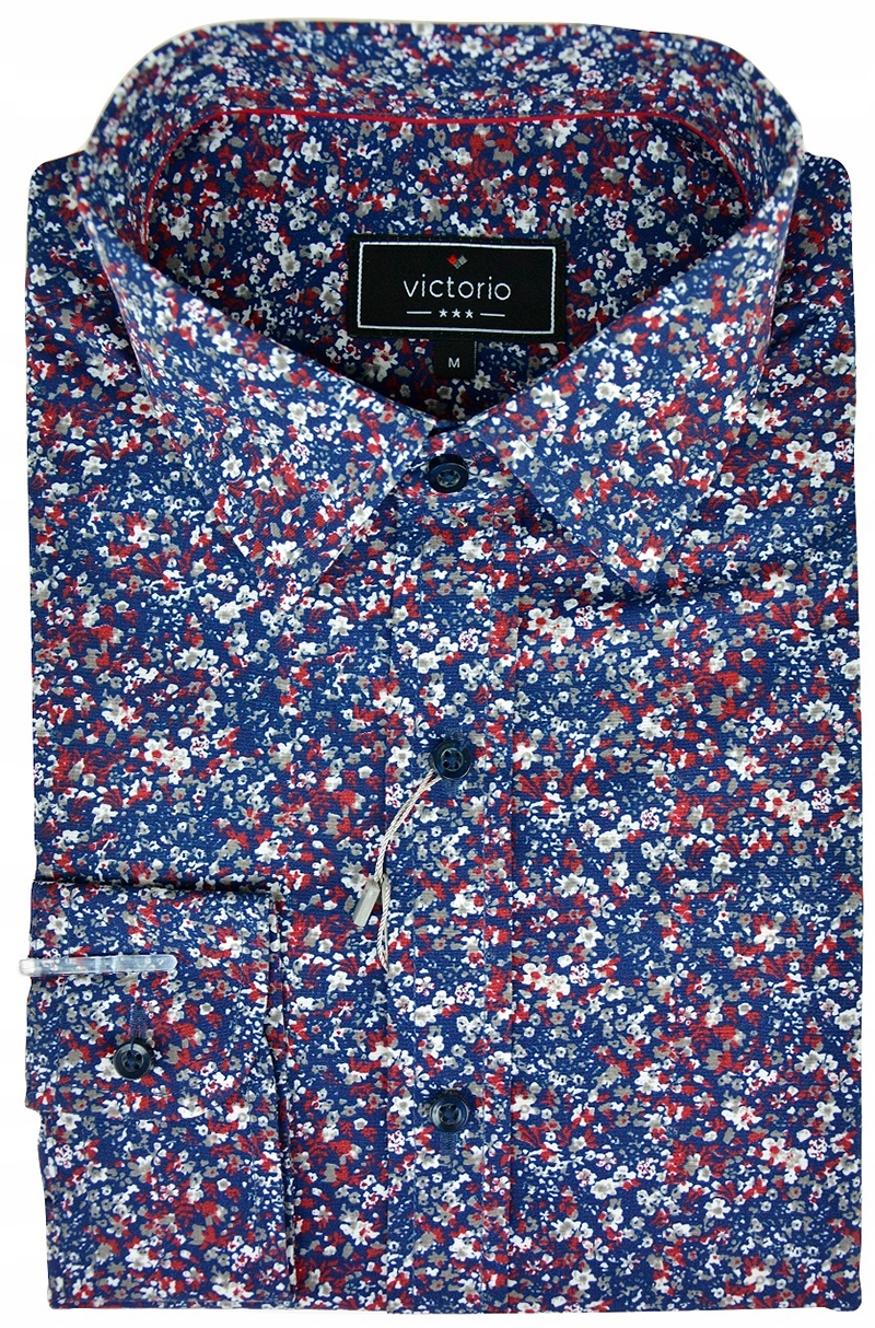 Modrá návštěvnická košile vzor 44/182-188