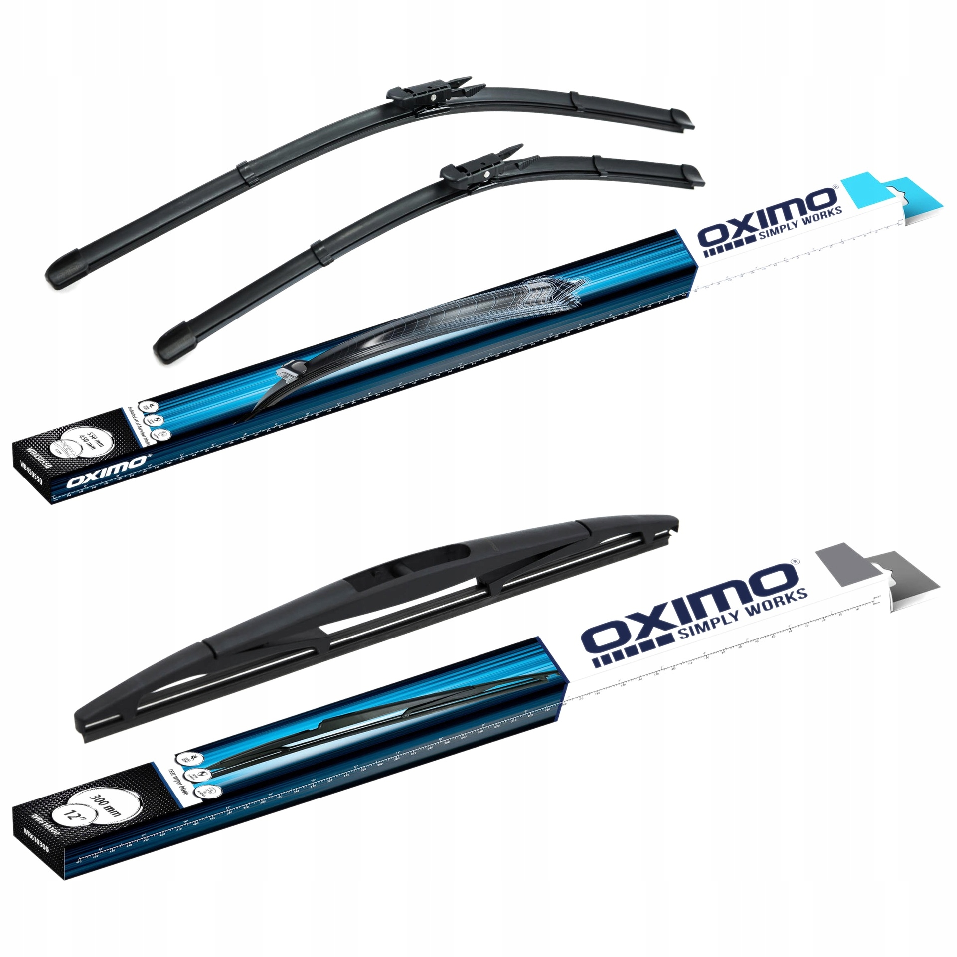 Wycieraczki do szyb Oximo Bmw 1 (F21) Hatchback 11/12- Przód+tył
