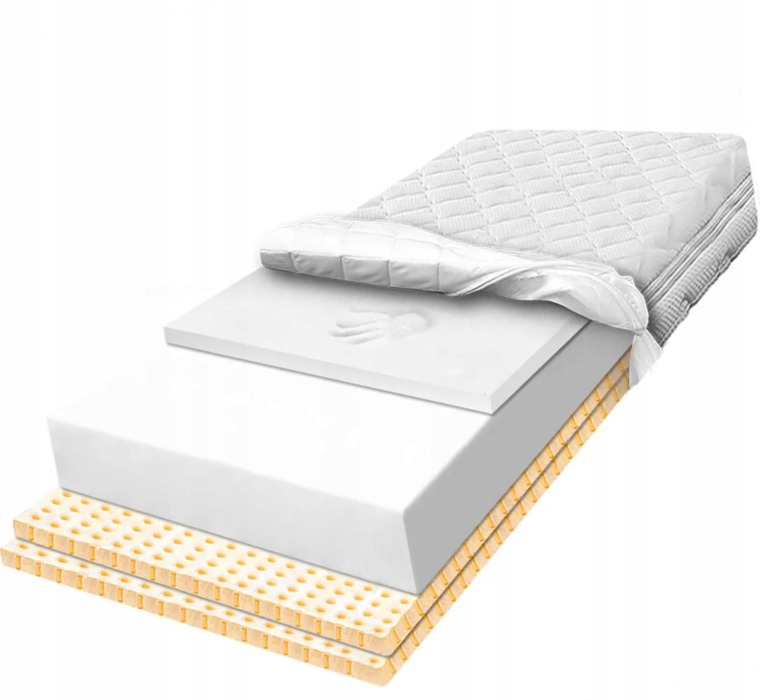 Penový matrac 150x180 6 cm latex 3 cm visco 19 cm s latexom leto/zima H1