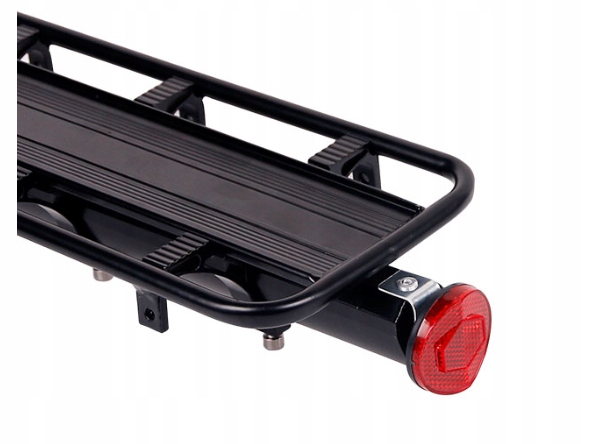 BAGAŻNIK ROWEROWY ALUMINIUM MOCNY TYLNY UNIWERSALNY 50KG NA ROWER Model 01001