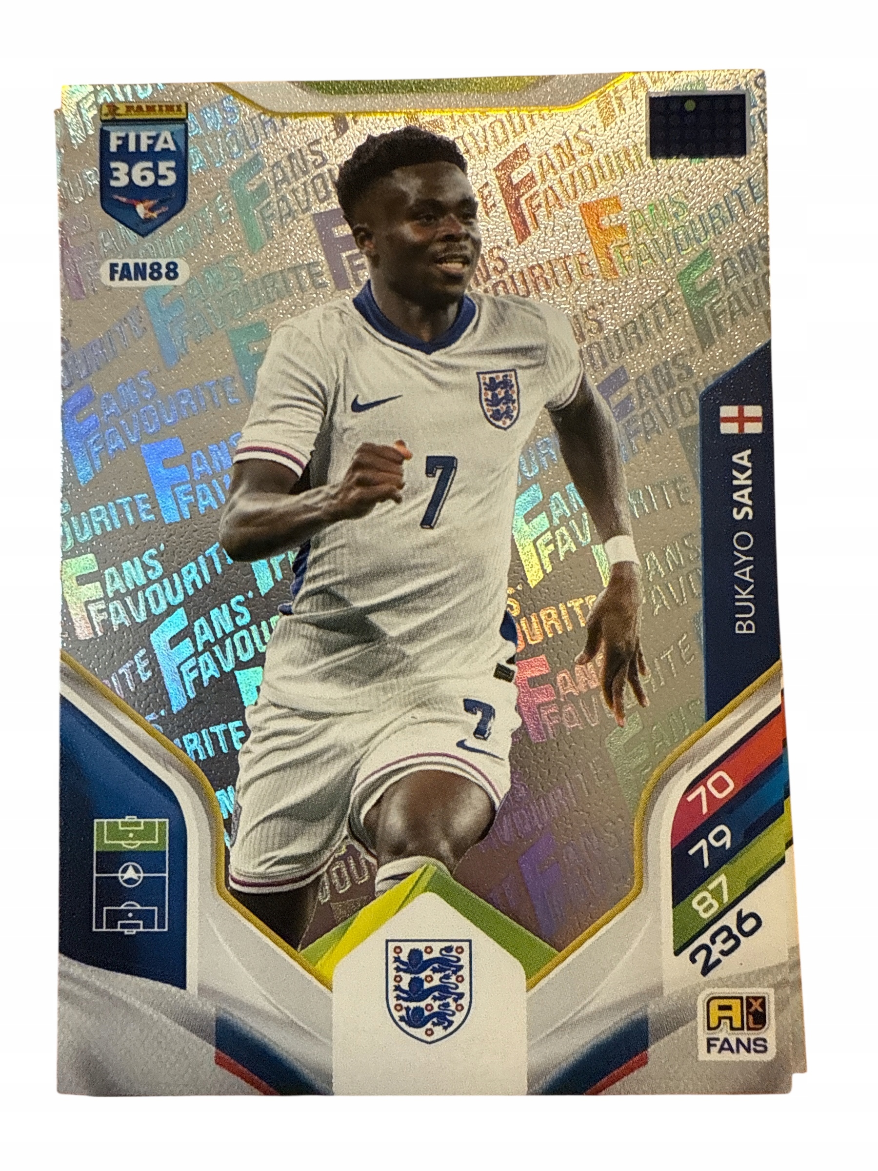 Fifa 365 2026 Adrenalyn XL Panini Fans FAN88 Saka