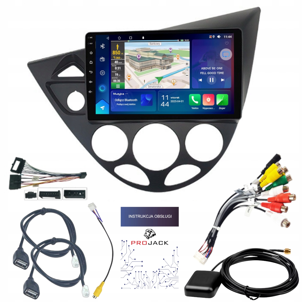 Autorádio Android Ford Focus 1999-2005 Carplay Wifi Usb 2GB 64GB