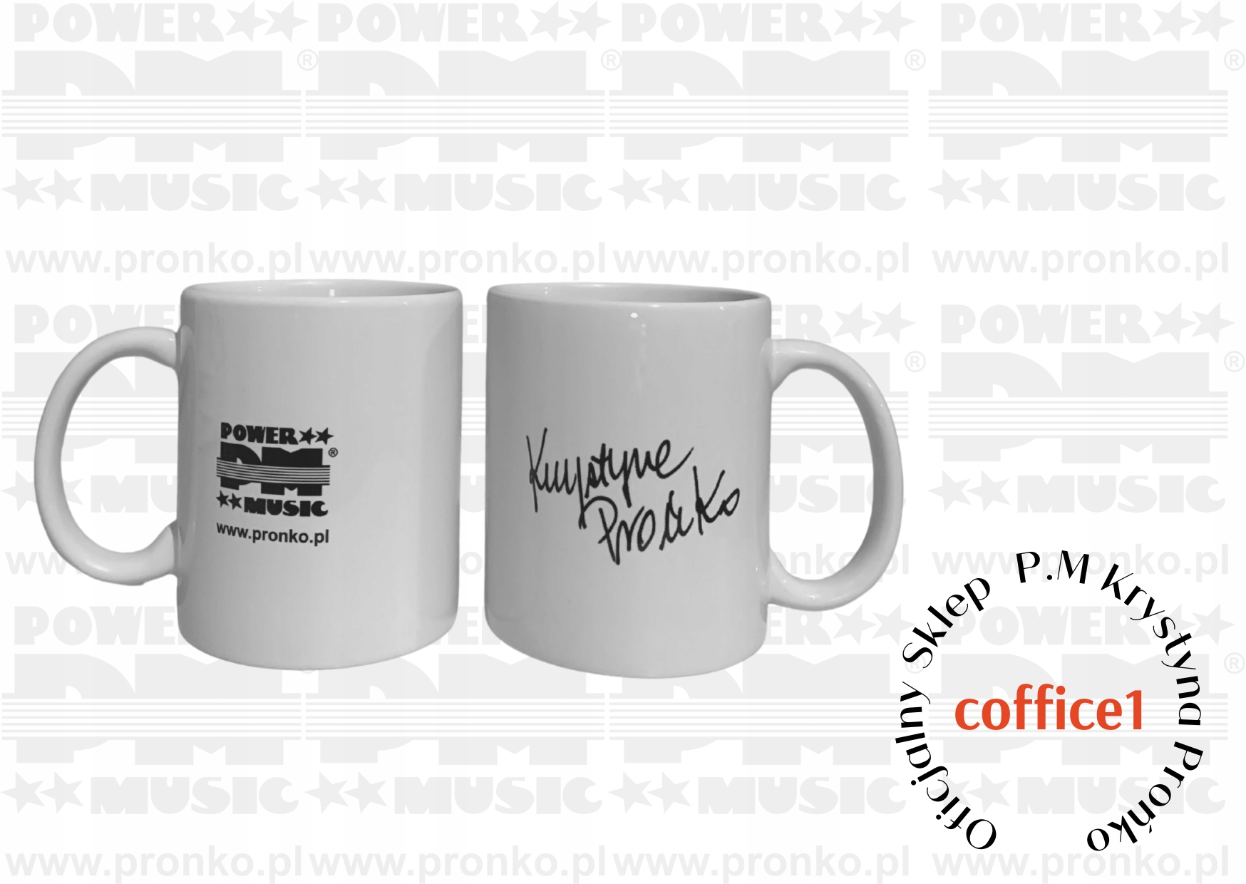 Krystyna Prońko - kubek z autografem