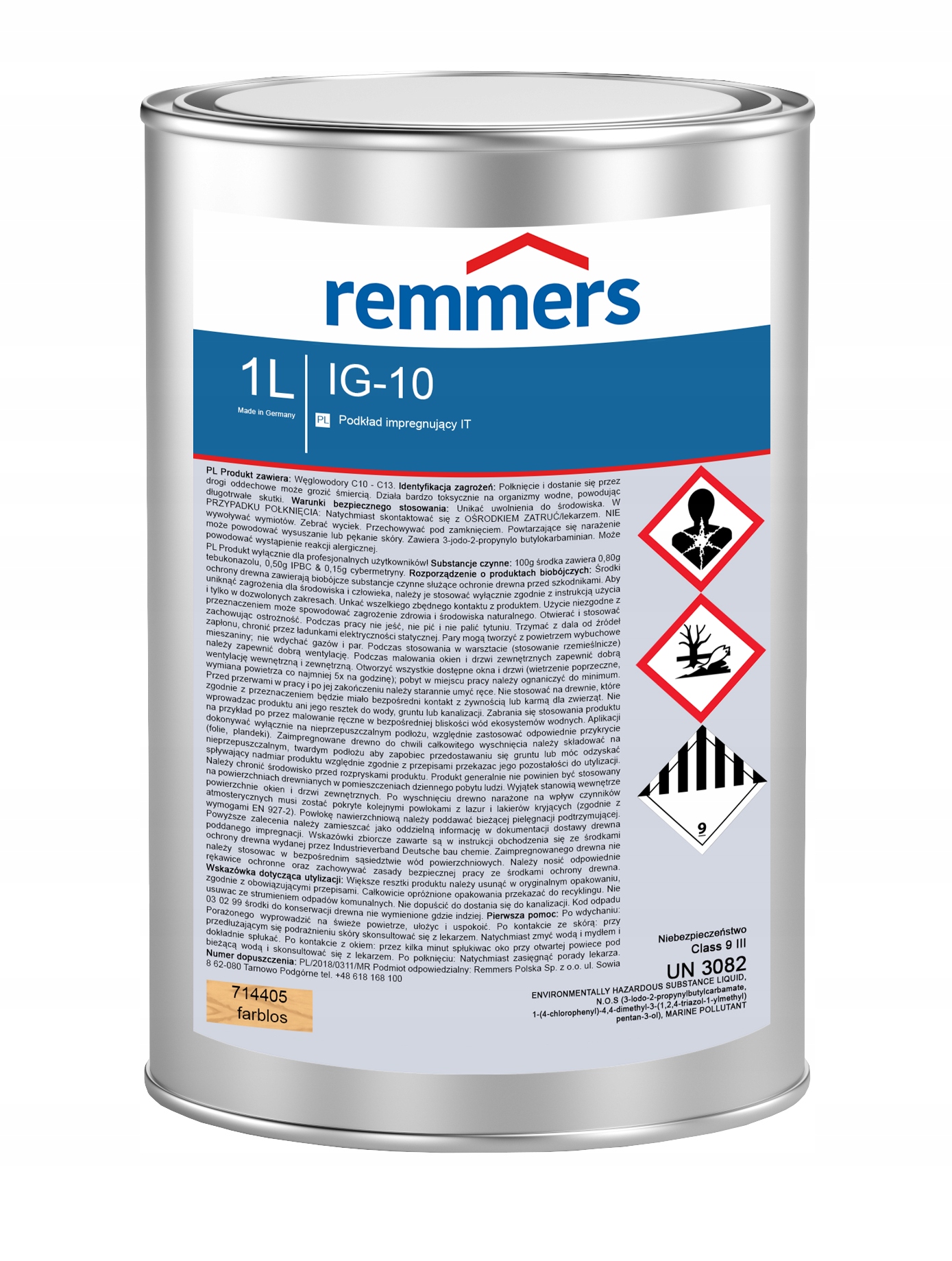 Remmers impregnat grunt tarasu drewna pleśń 1L