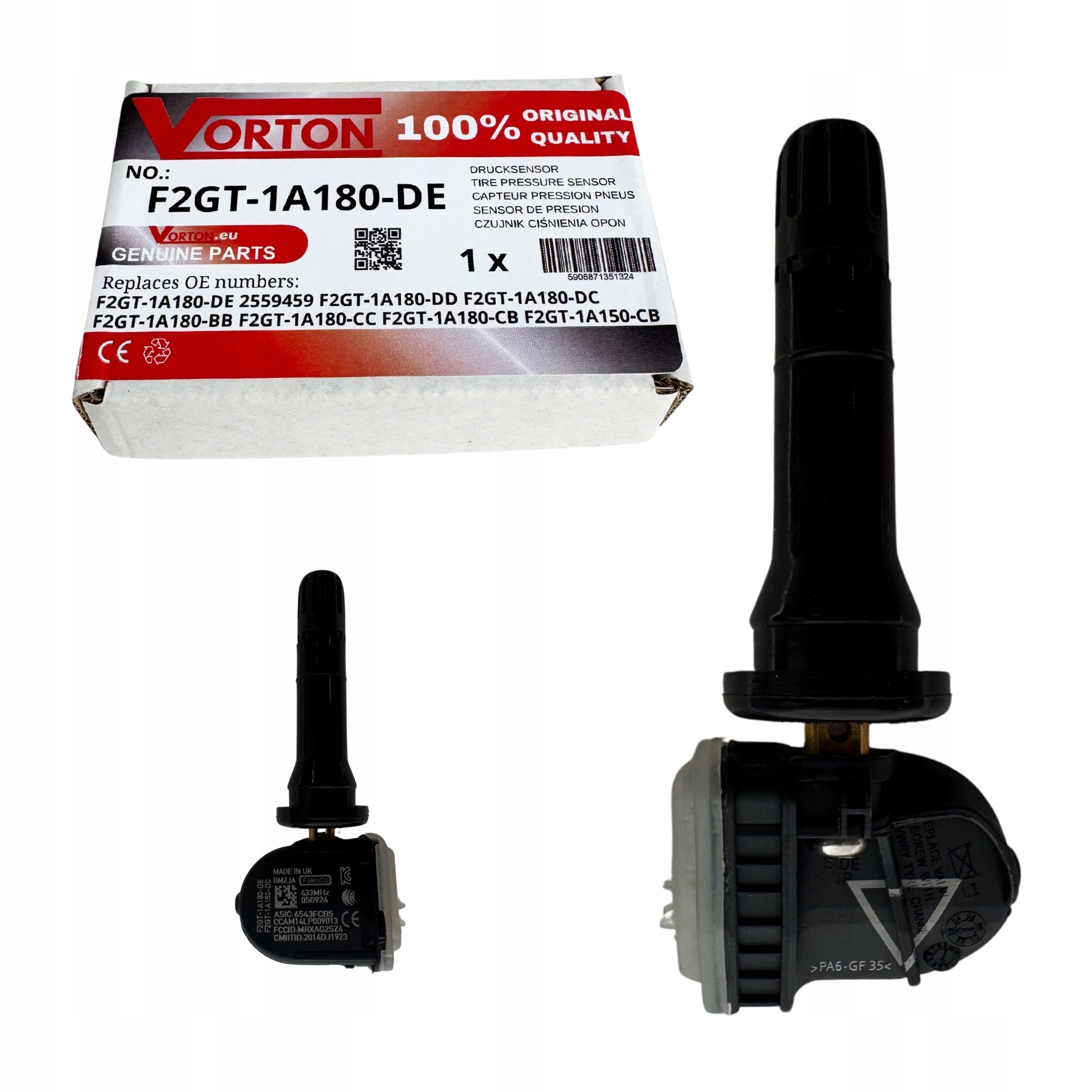 Snímač Tlaku Tpms Ford Edge Ecosport Fiesta Focus Kuga F2GT1A150CB