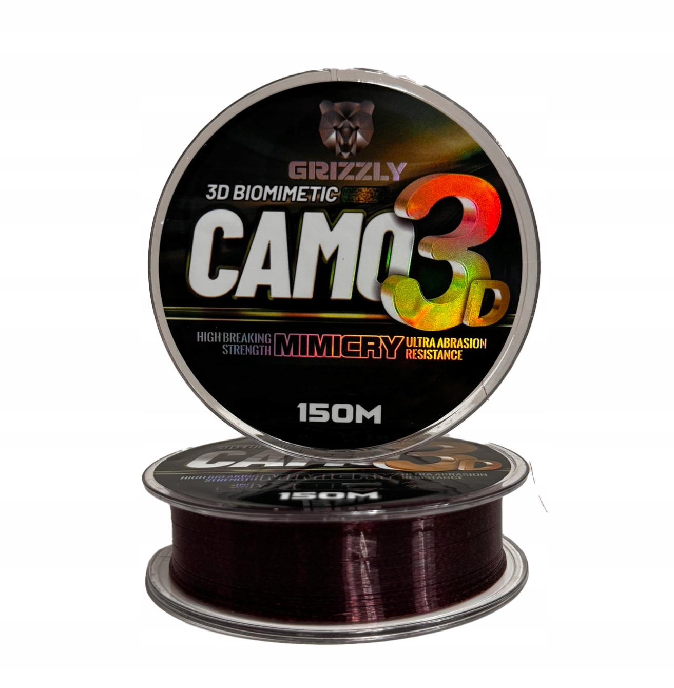 Żyłka wędkarska Grizzly Camo 3D Mimicry tonąca mocna 0,18mm 150m 9kg