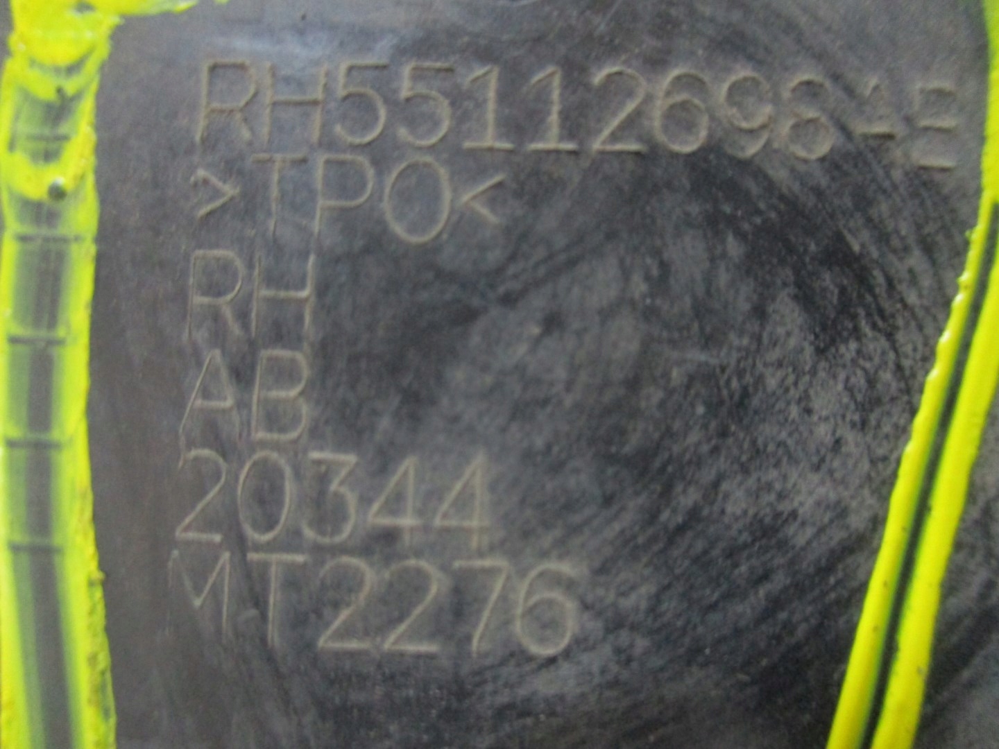 mudguard left right JEEP COMPASS 55112698AE