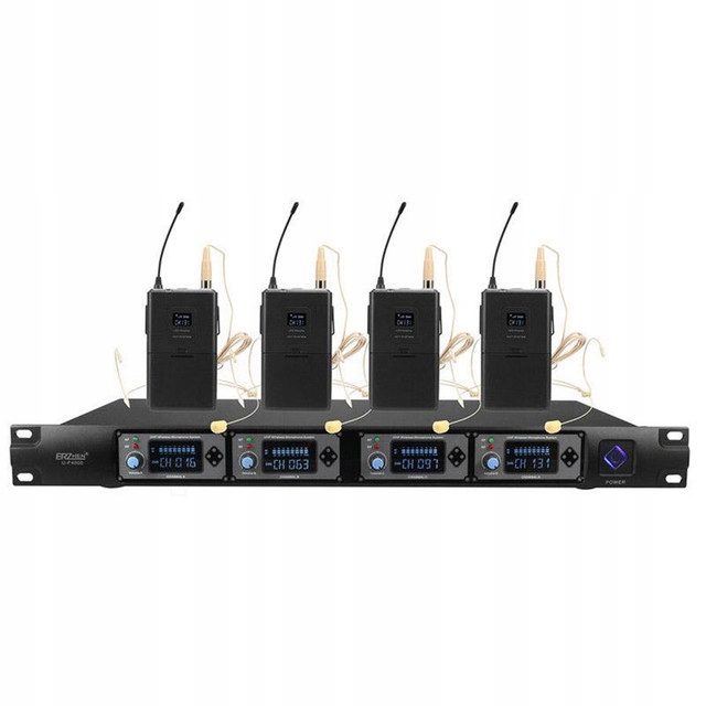 Bezdrôtový Mikrofónový Systém Tonor Uhf 2x Náušníkové Mikrofóny 90M