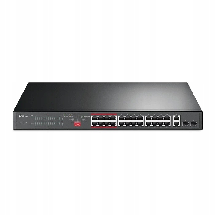 TP-Link TL-SL1226P PoE Switch, 24-Port 10/100Mbps 2-Port Gigabit