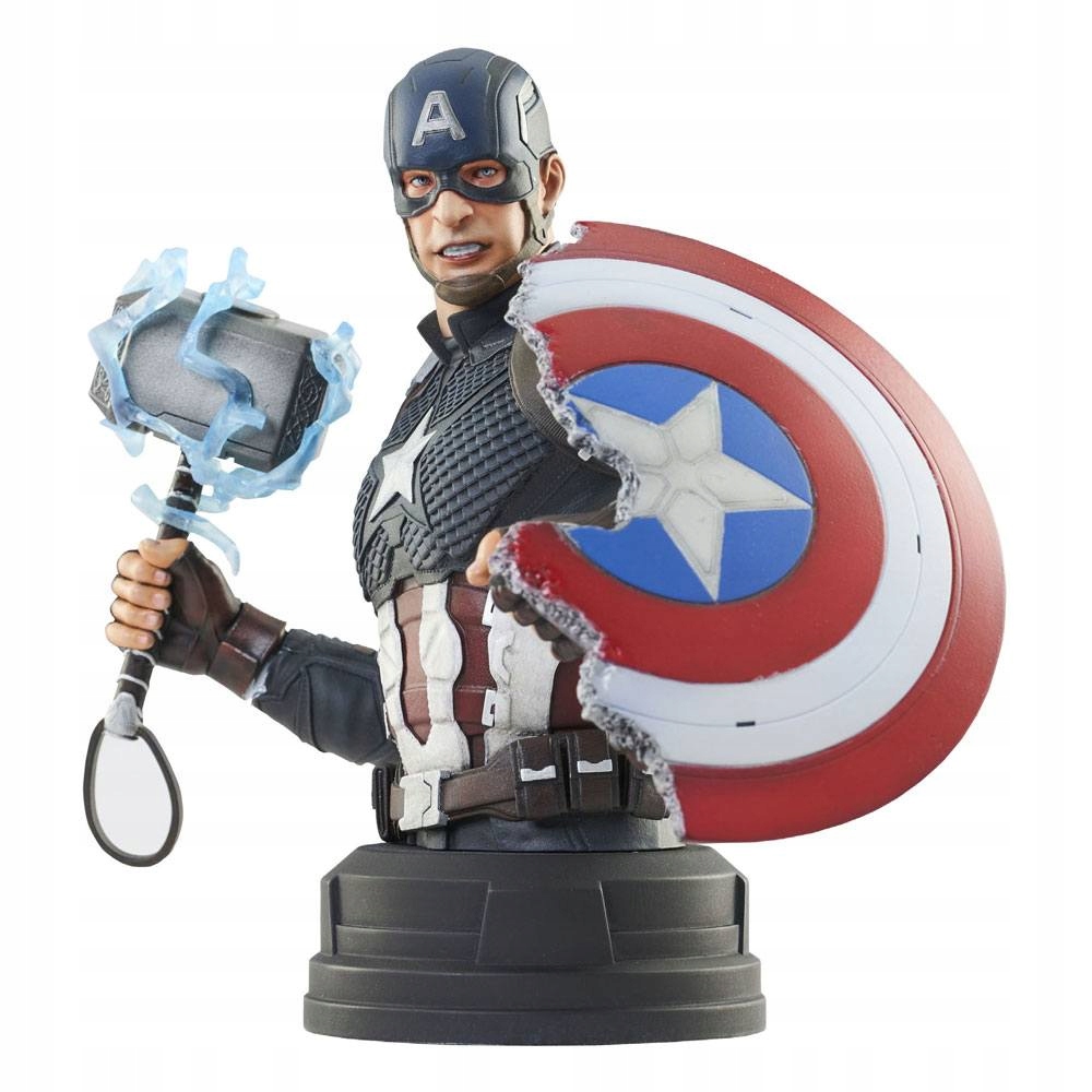 Avengers Endgame Kapitán Amerika busta 15 cm