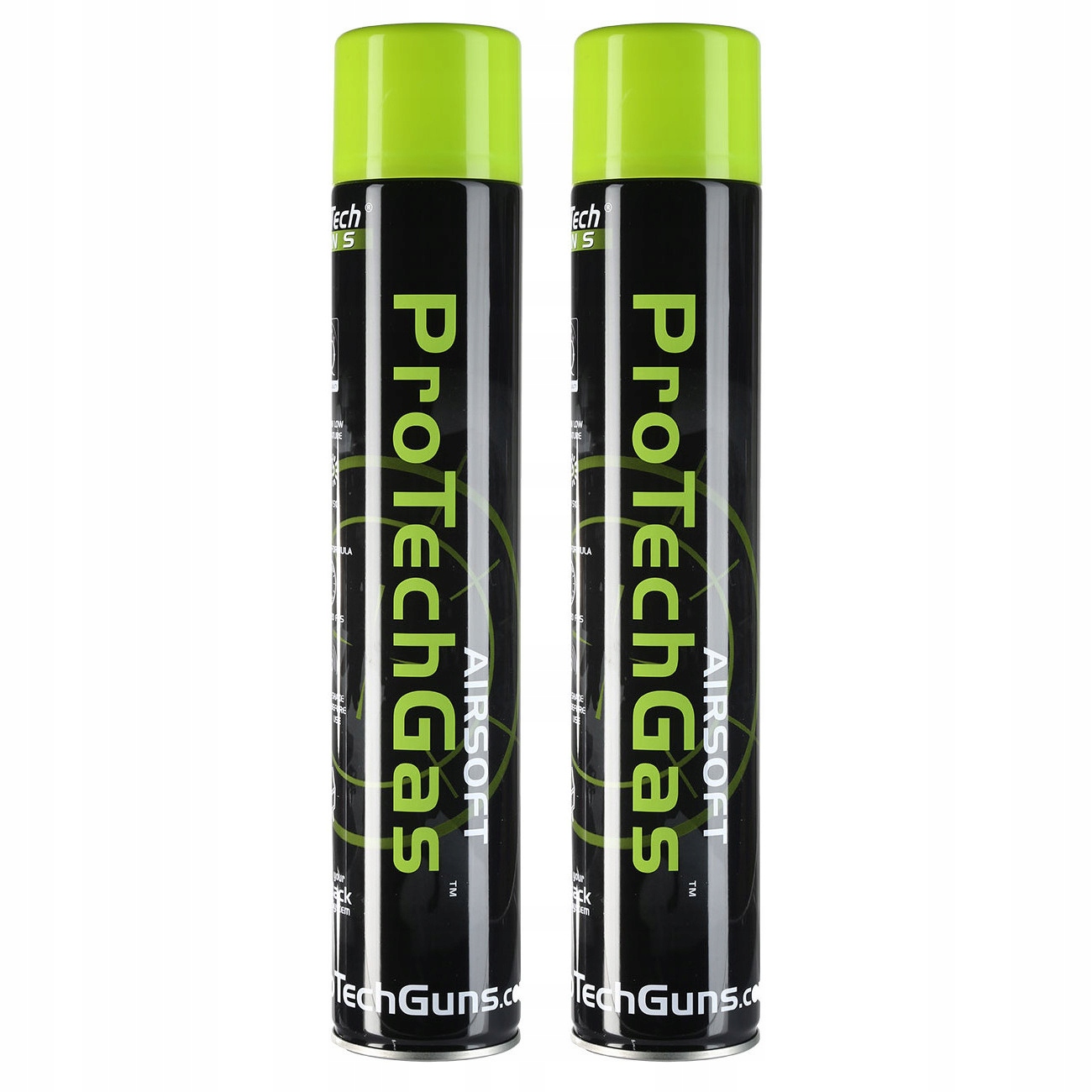 Zestaw 2x Pro Tech Guns Green Gas Enhanced Formula 1000ml G10