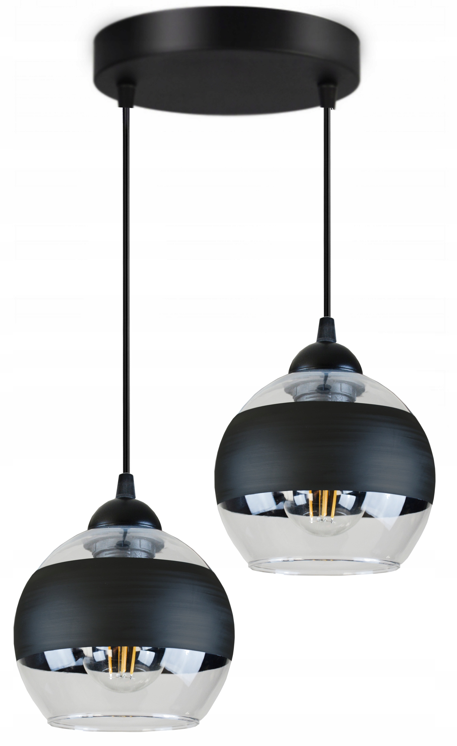 Závěsná Stropní Lampa Stropní Svítidlo Led Do Obývacího Pokoje Kuchyně Skleněné Koule Moderní