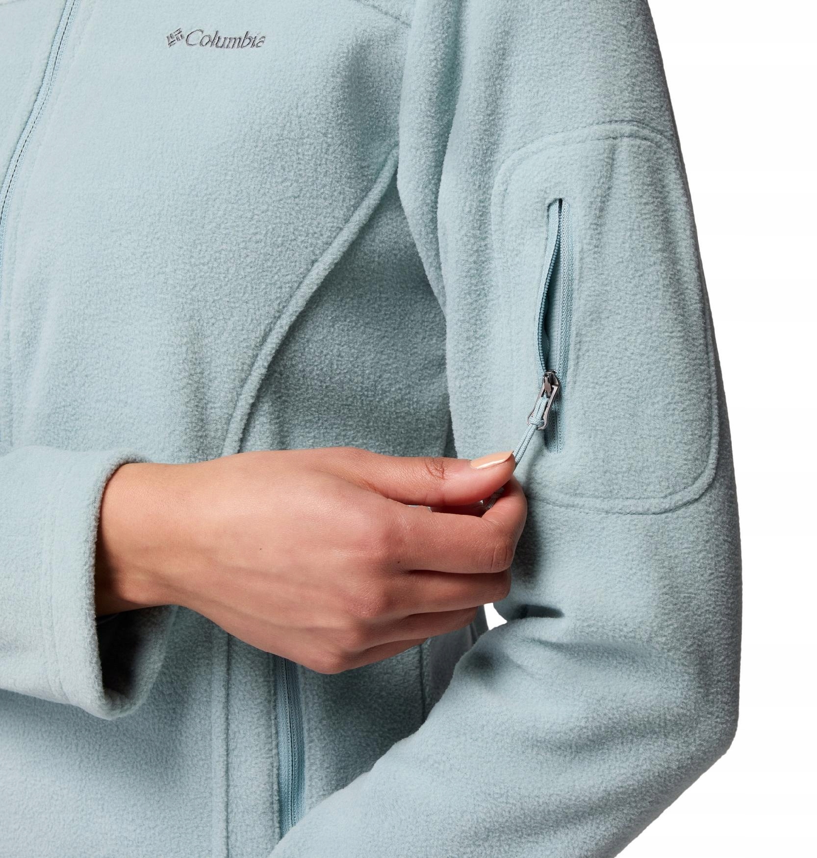 Columbia bluza polarowa damska z zamkiem Fast Trek II niebieski