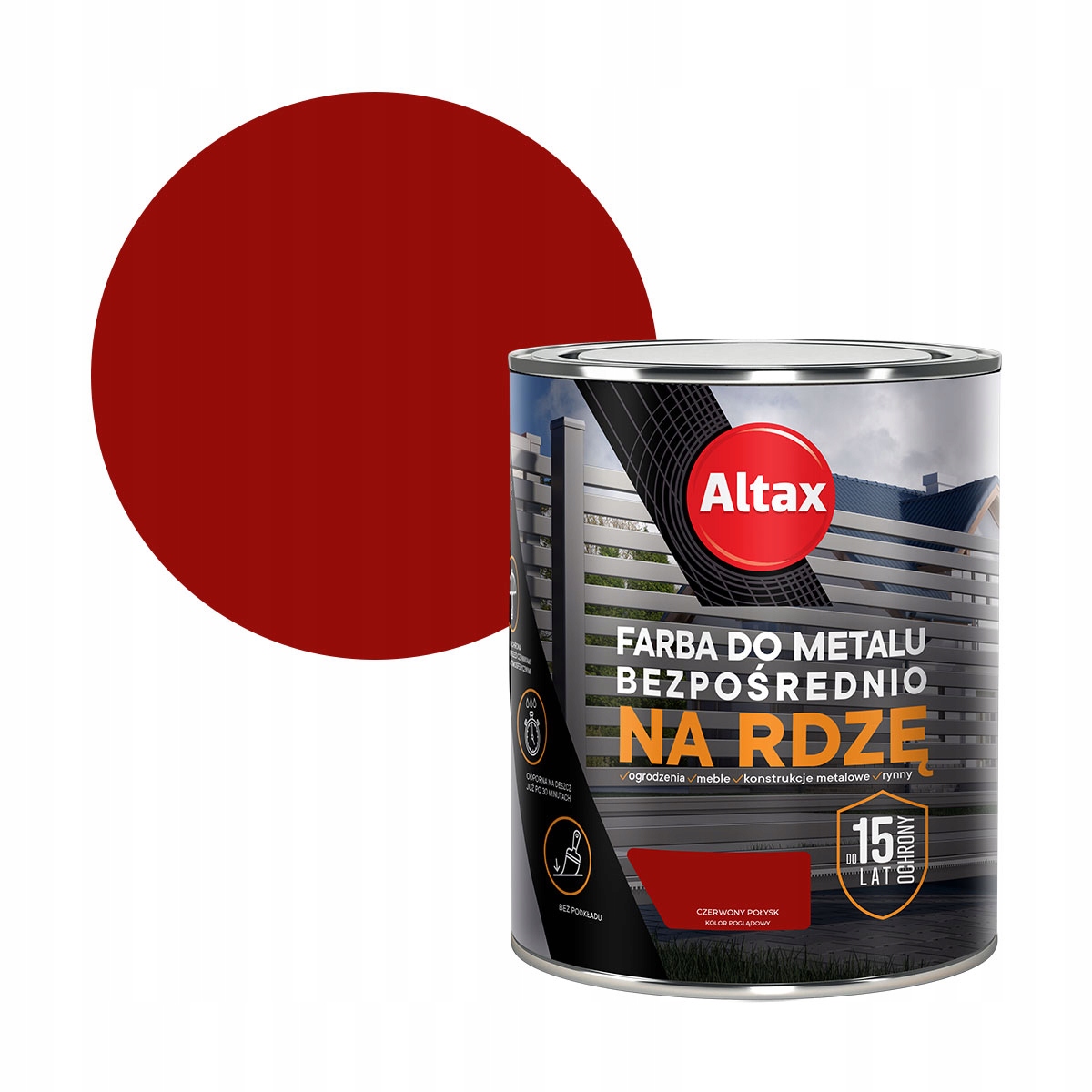 

Altax Farba Do Metalu Na Rdzę 0,75L Czerwony