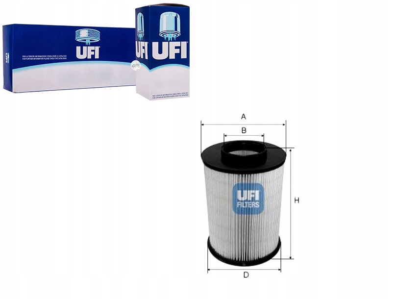 

Ufi Filtr Powietrza Ufi, 27.675.00