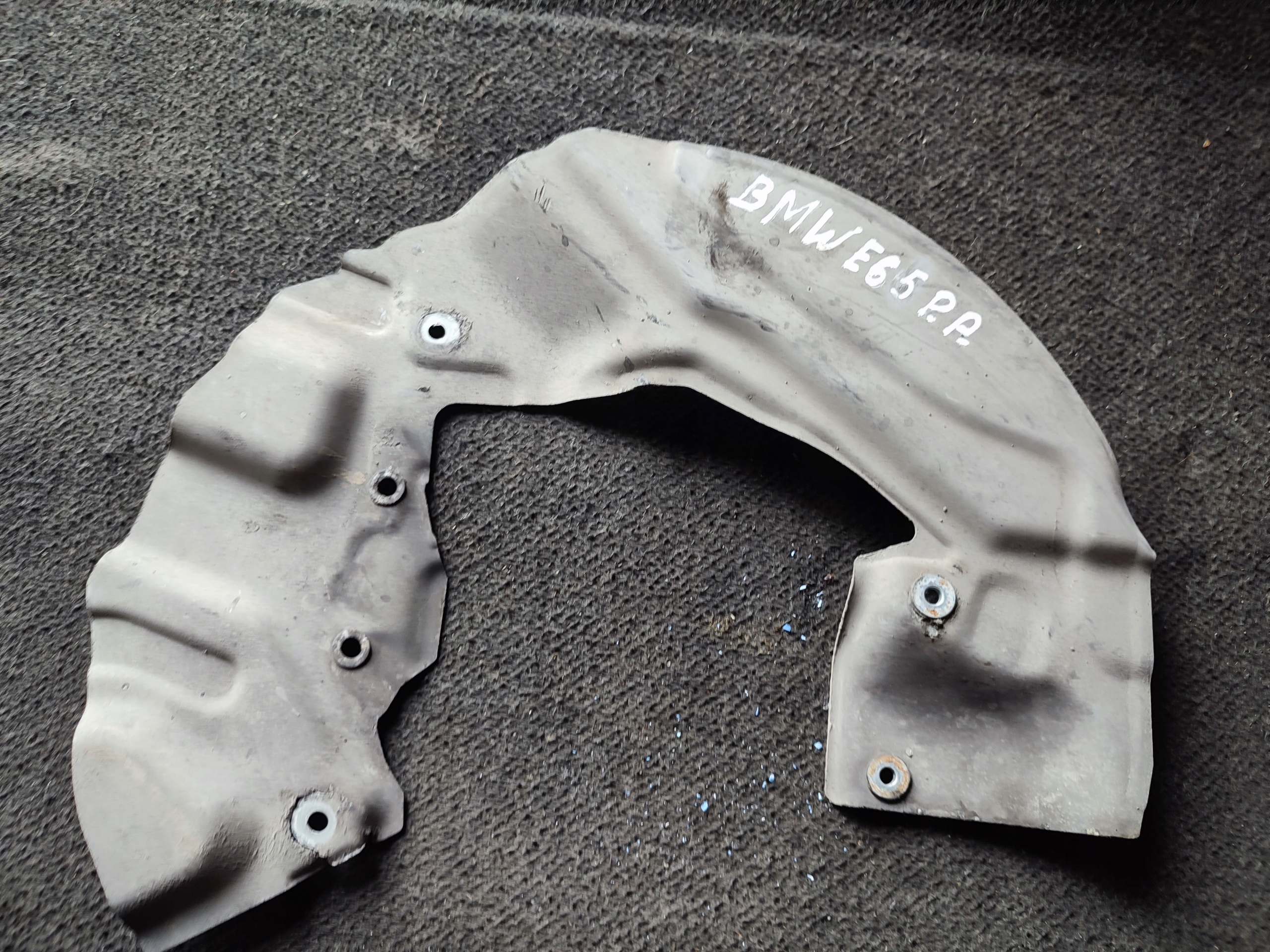 BMW E65 защита анкерный щит передний правый