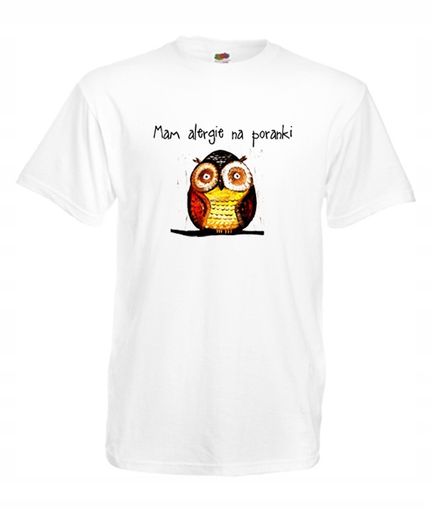 

XXL Koszulka Męska Sowa Sowy Kolorowa Sówka Owl