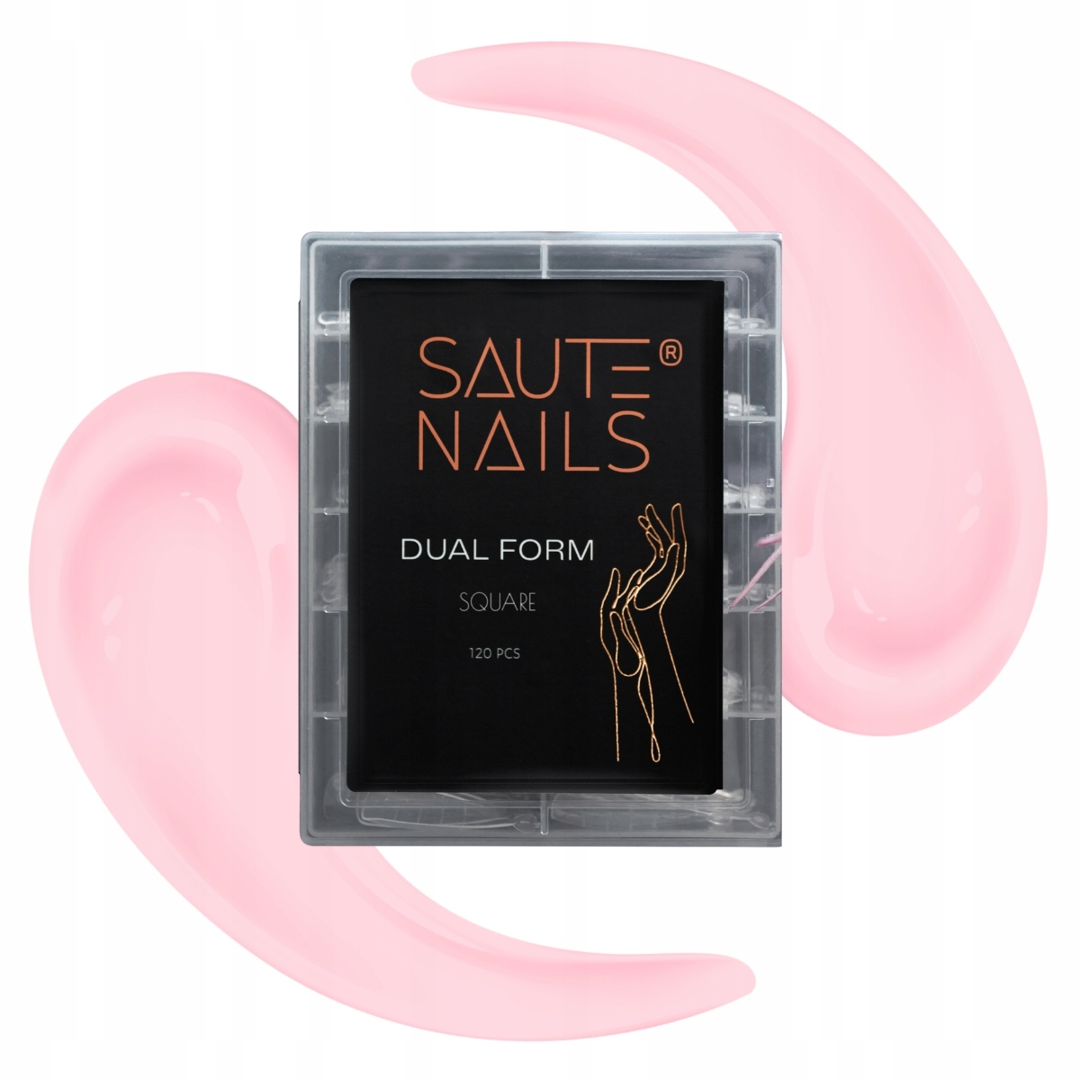 Formy do przedłużania paznokci Dual Form Square Saute Nails