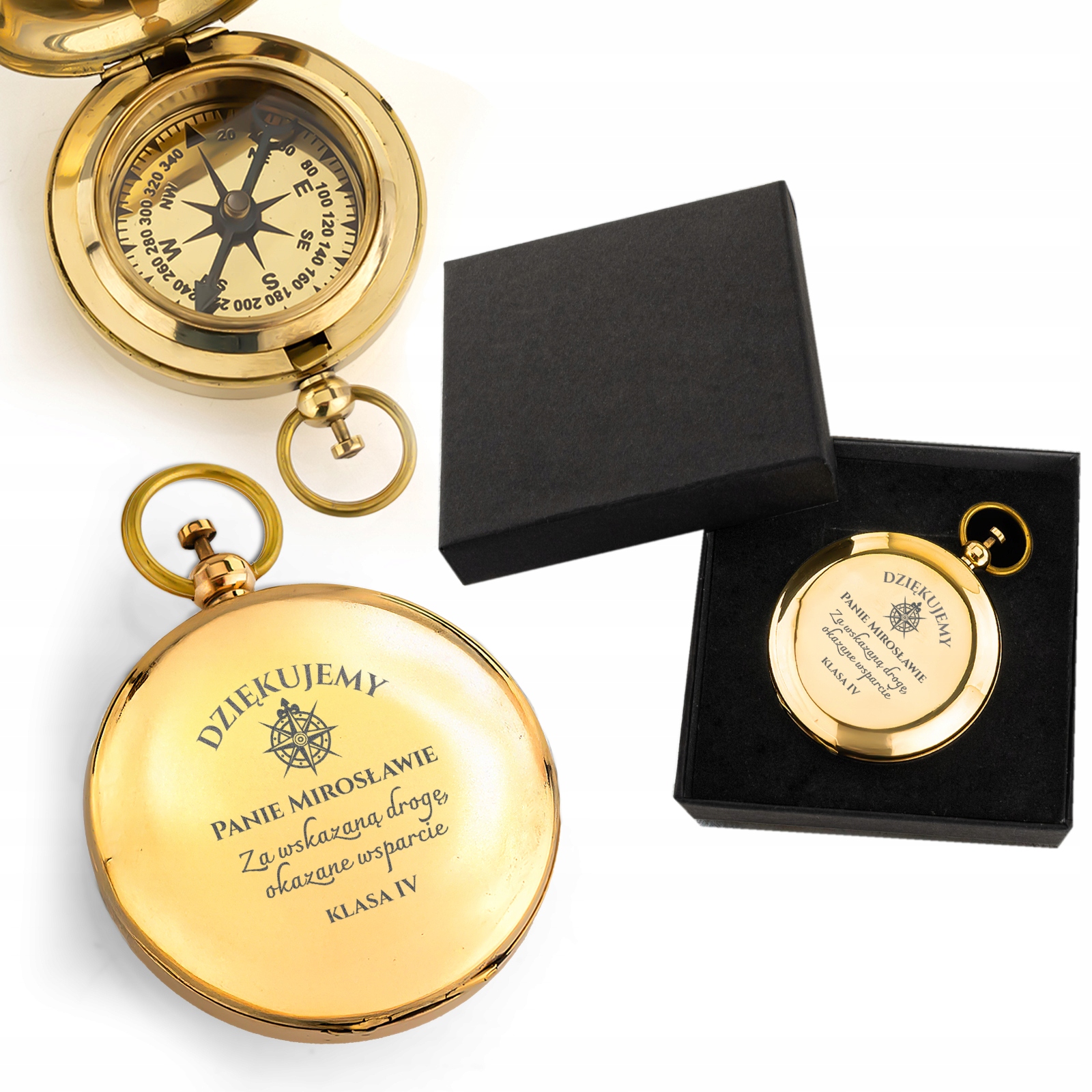 Podziękowanie dla Nauczyciela na Zakończenie Roku Kompas z Grawerem