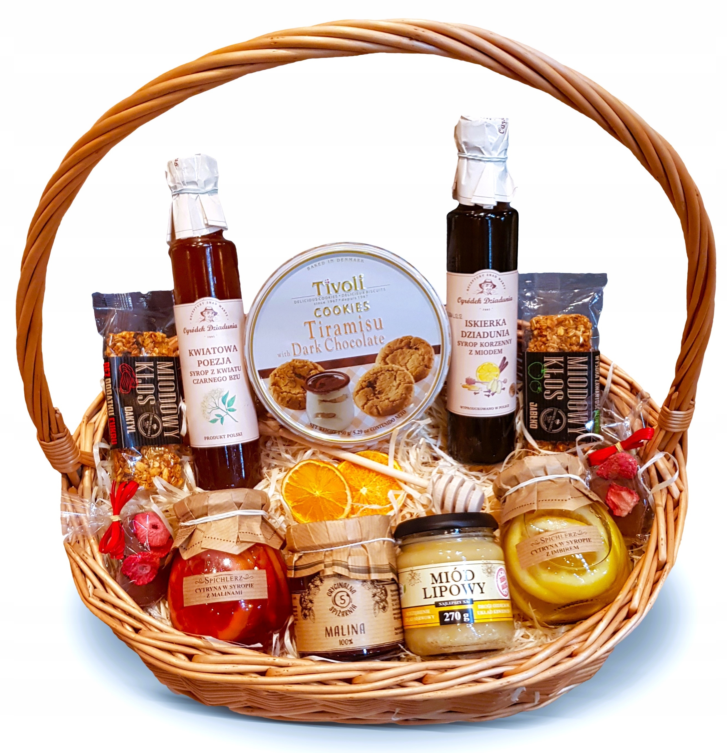 Levně Dárkový Koš Dárek Med Lahodnosti Malin