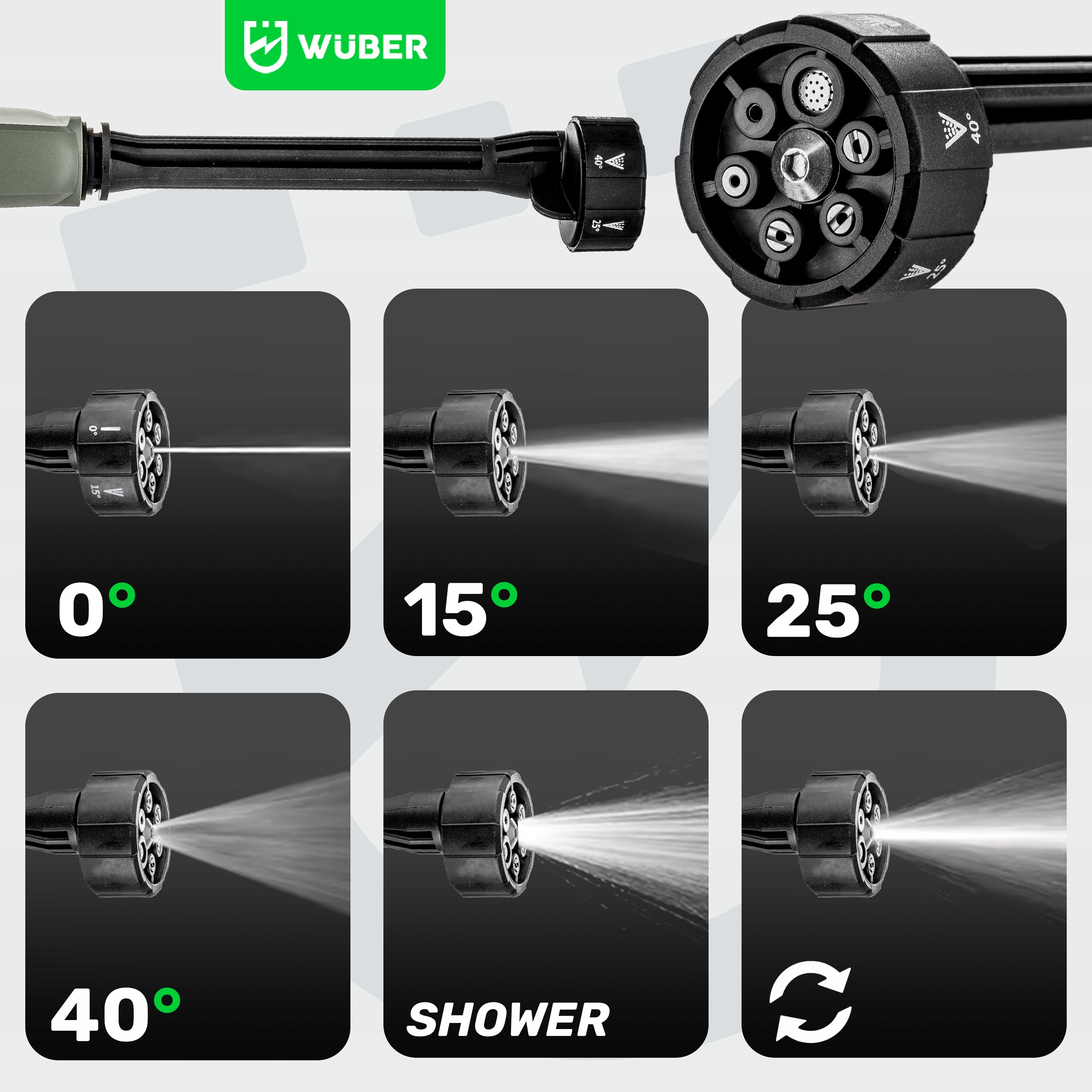 MYJKA CIŚNIENIOWA AKUMULATOROWA OGRODOWA BEZPRZEWODOWA ELEKTRYCZNA ZESTAW Zawiera baterie tak