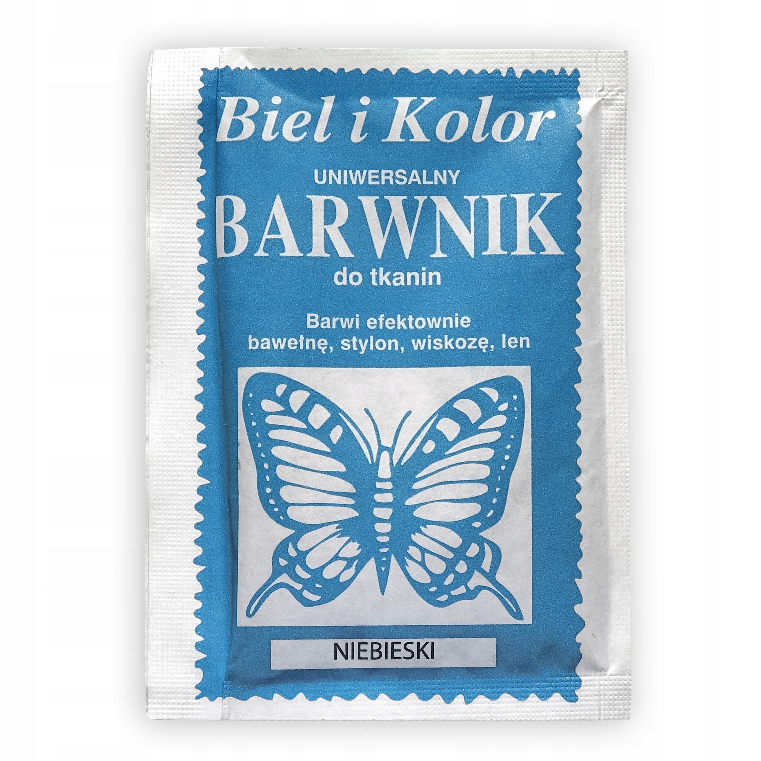 Barwnik / MOTYL / DO TKANIN niebieski