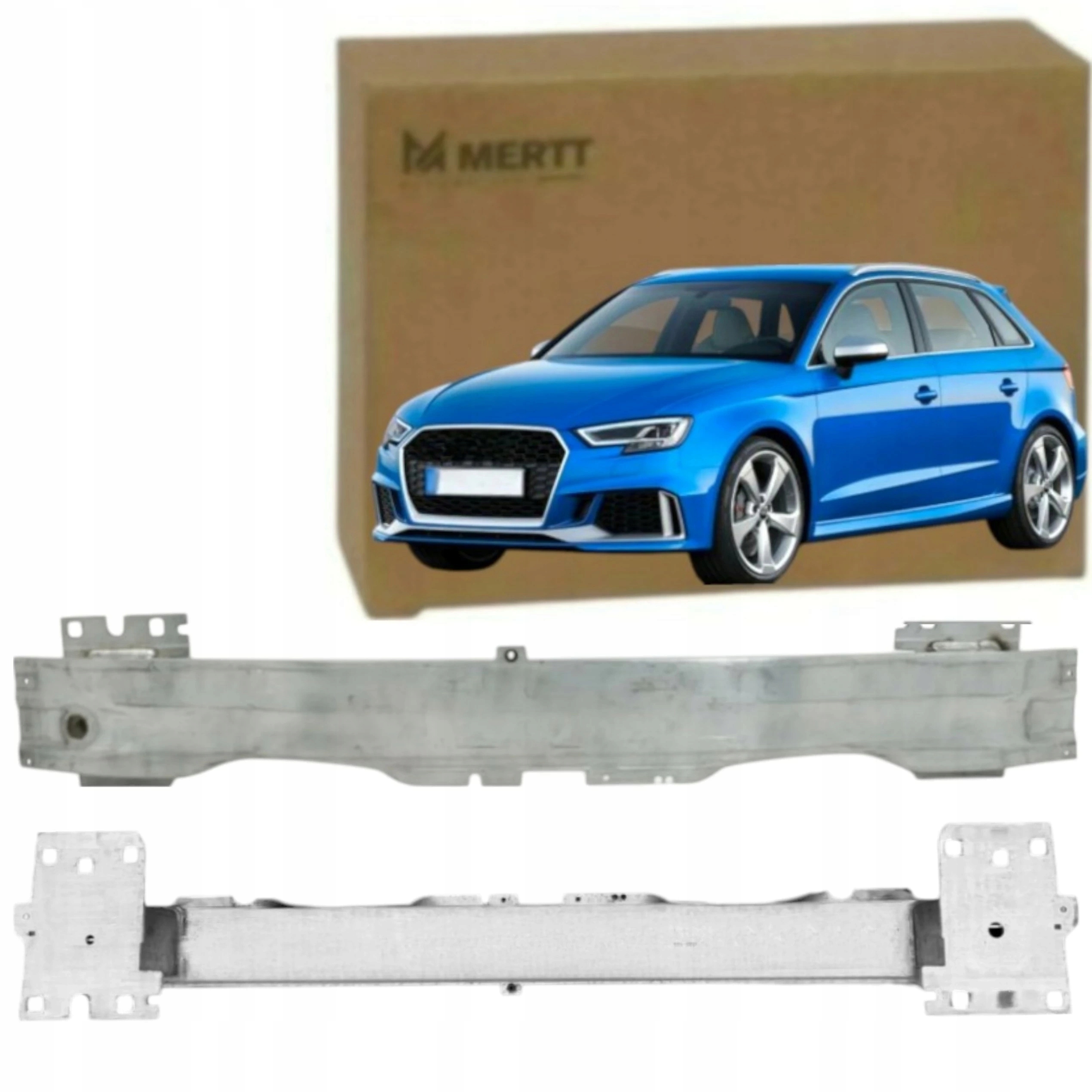 Audi A3 8V 2012-2016 Belka zesílení Nárazníku přední Aluminium 8V4807109