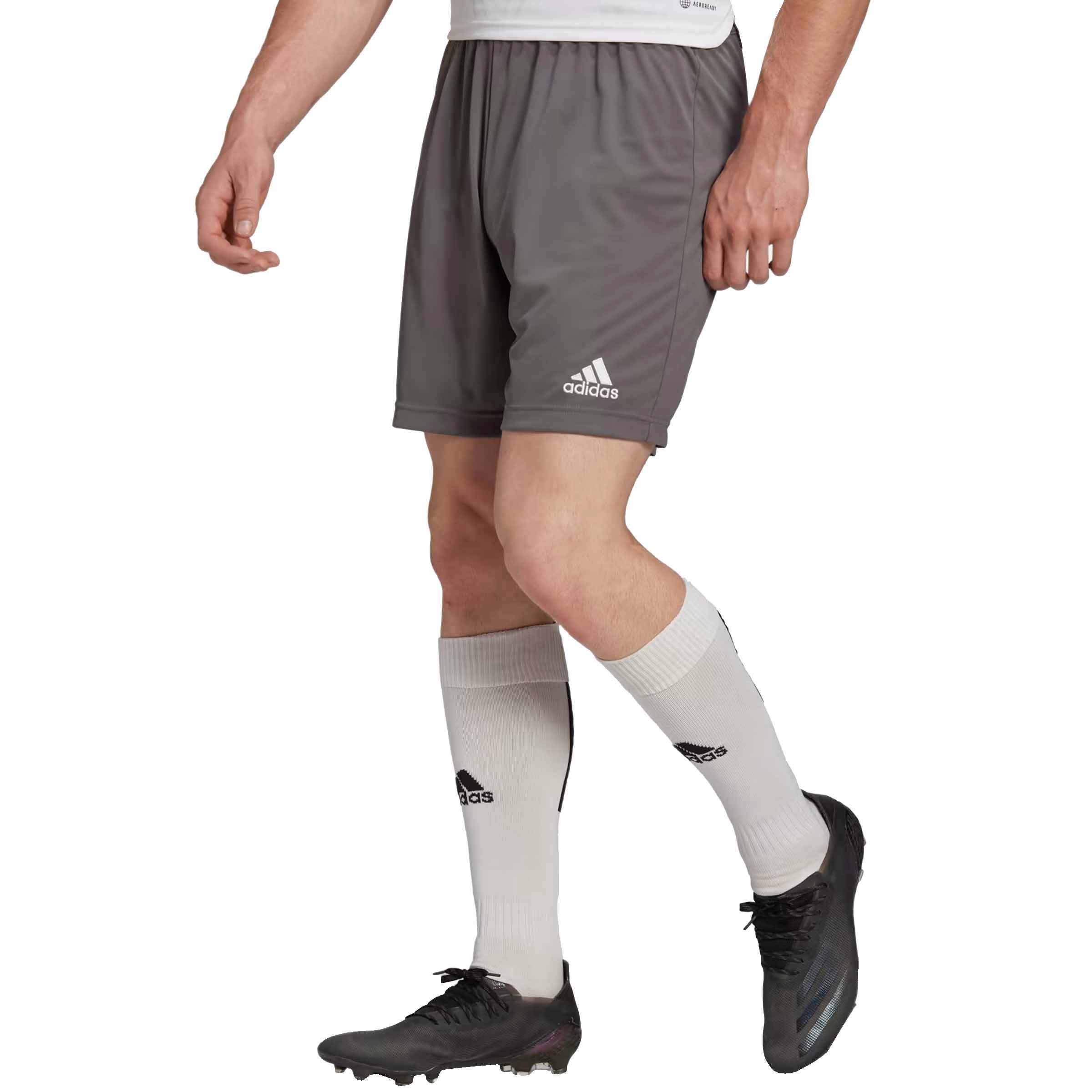 ADIDAS ENTRADA SPORTOWE SPODENKI KRÓTKIE SZARE Rozmiar XXL