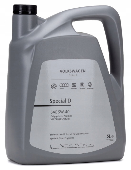

Olej Volkswagen 5W40 Special D 5L 505.00/505.01 Vw