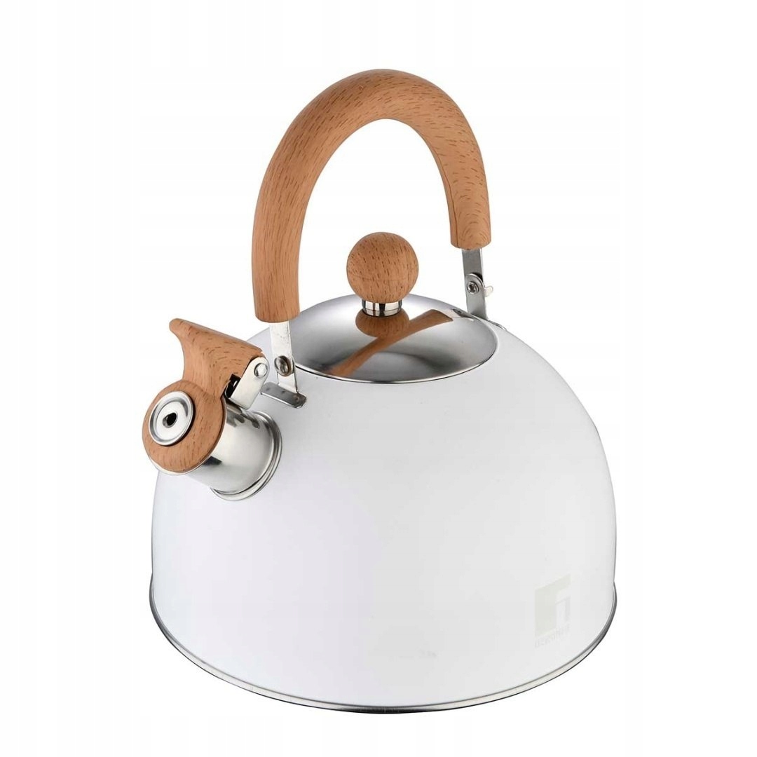 Oceľová kanvica s píšťalkou 2,3 l Bergner Bg-37304 Naturally