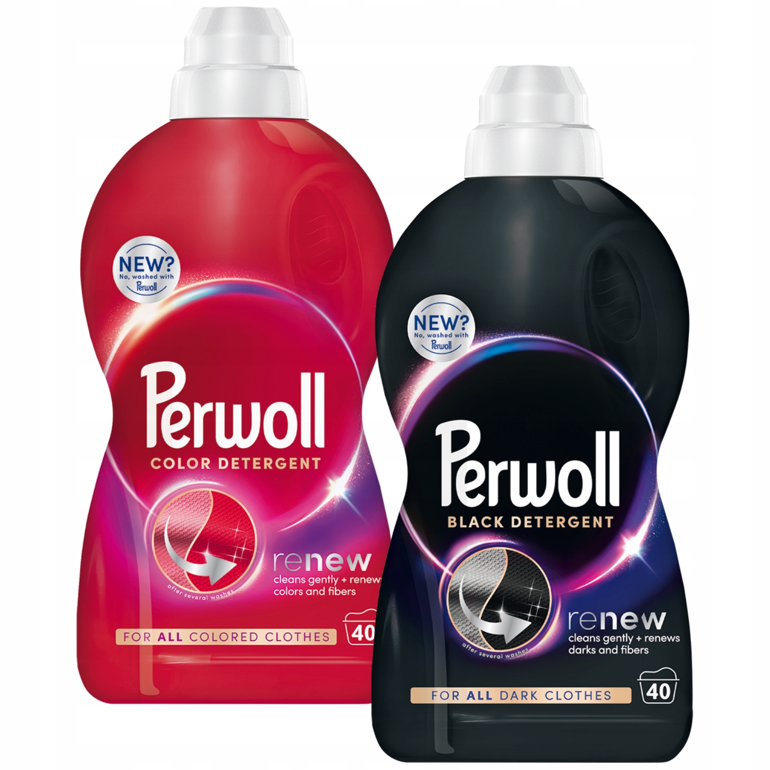 Levně Prací Prostředky Perwoll Renew Color Black 2X2L 80 Praní Ochrana Barev