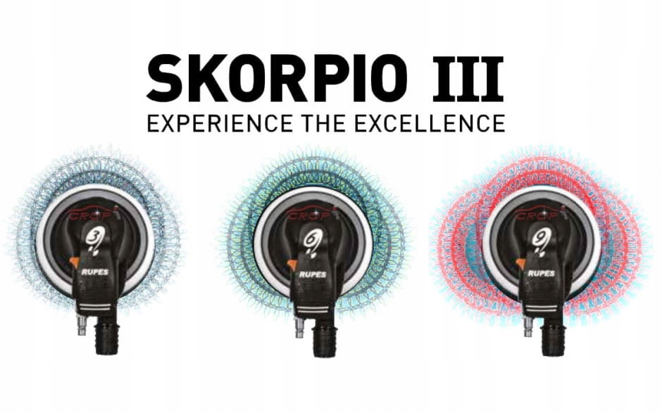 RUPES SKORPIO 3 Szlifierka oscylacyjna 3 mm 150 mm Producent code Skorpio III RH353 A