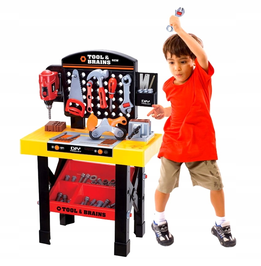 LT07 WARSZTAT DLA DZIECI Z NARZĘDZIAMI ZESTAW Marka LandToys