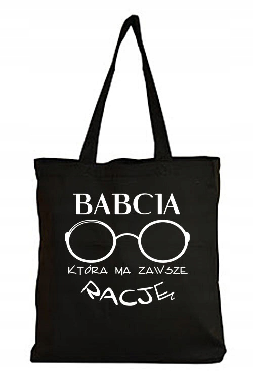 

Torba Bawełniana z Nadrukiem Na Dzień Babci Wzory