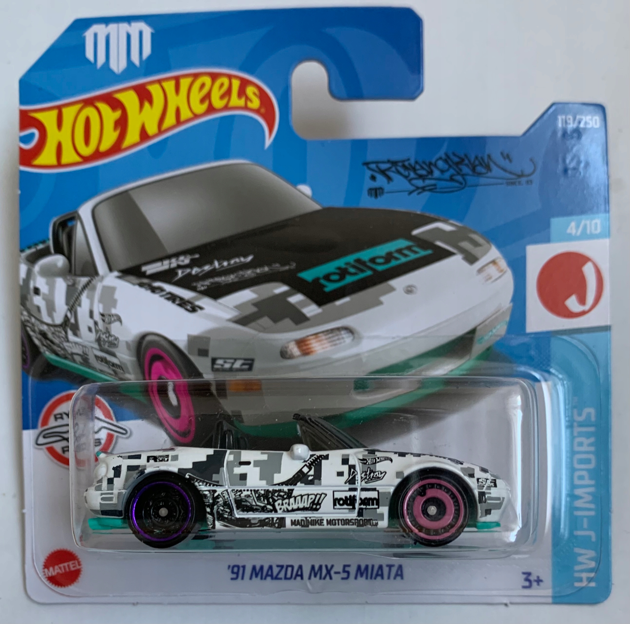 Hot Wheels ’91 Mazda MX-5 Miata