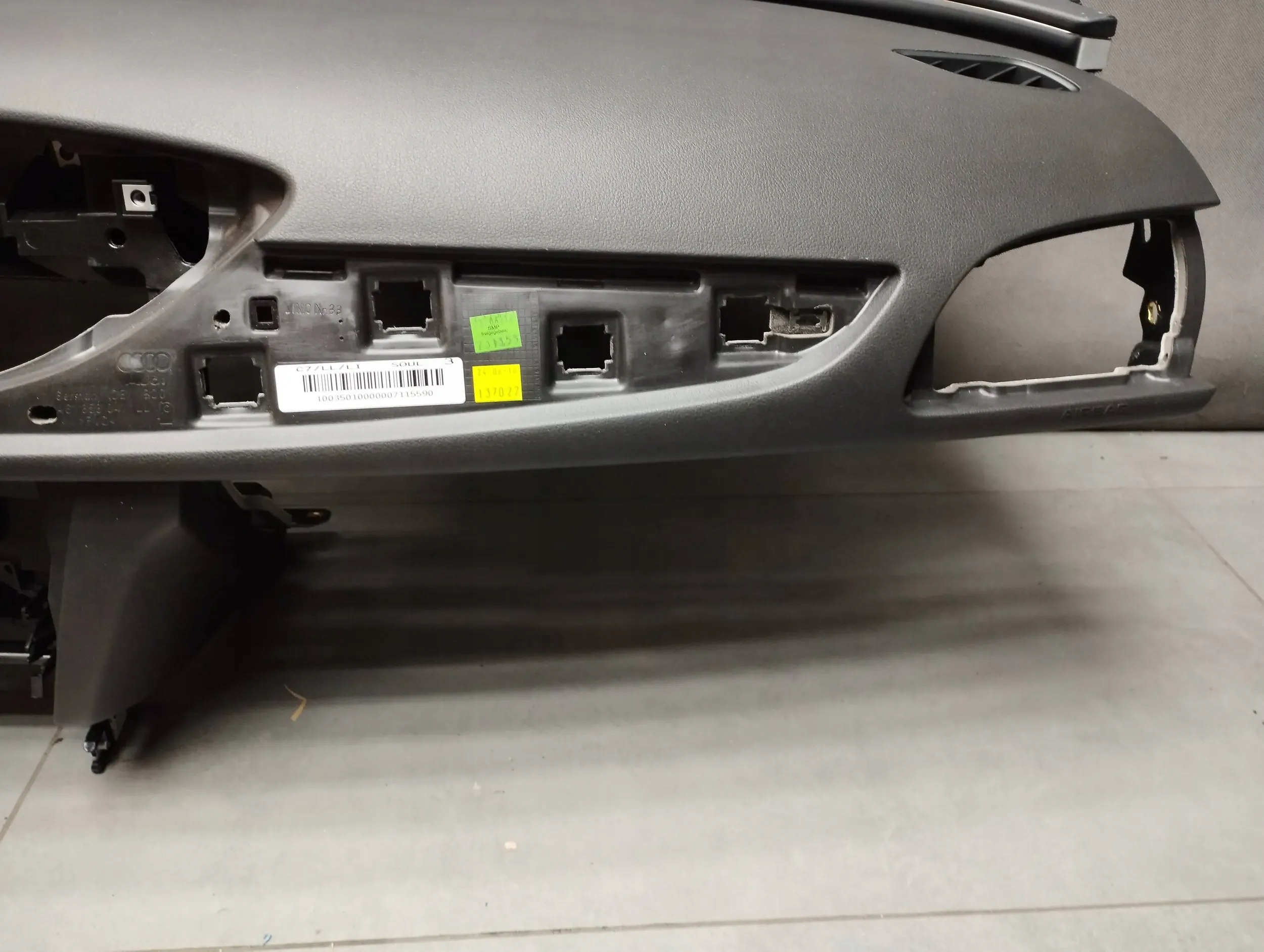 Audi A6 C7 4G dashboard console cockpit 4G1857001E original