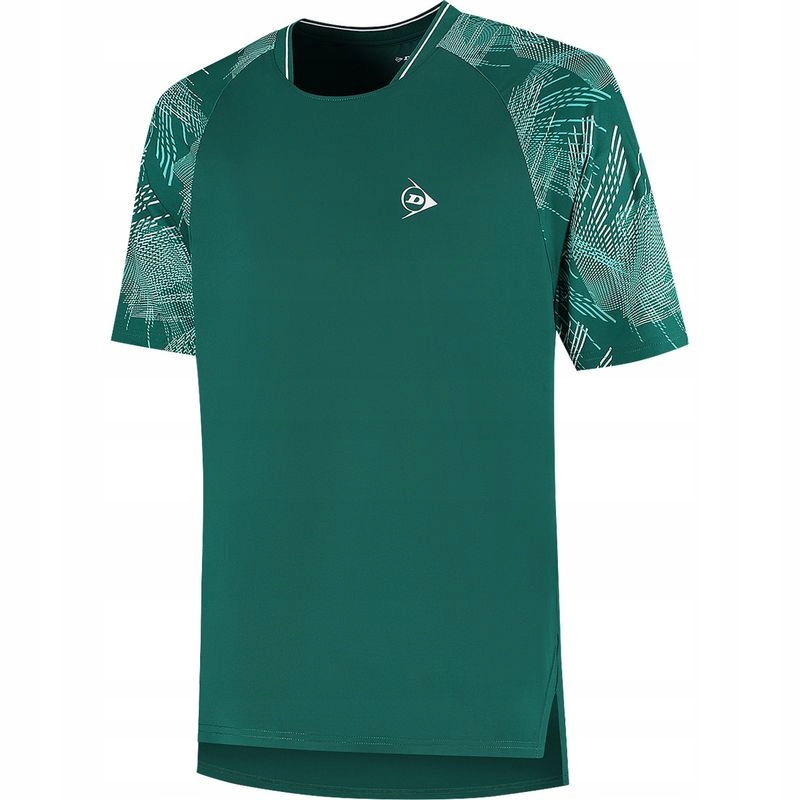 Koszulka Dunlop Game Tee 3 Aventurne Green/wht/aqua Sky Men S