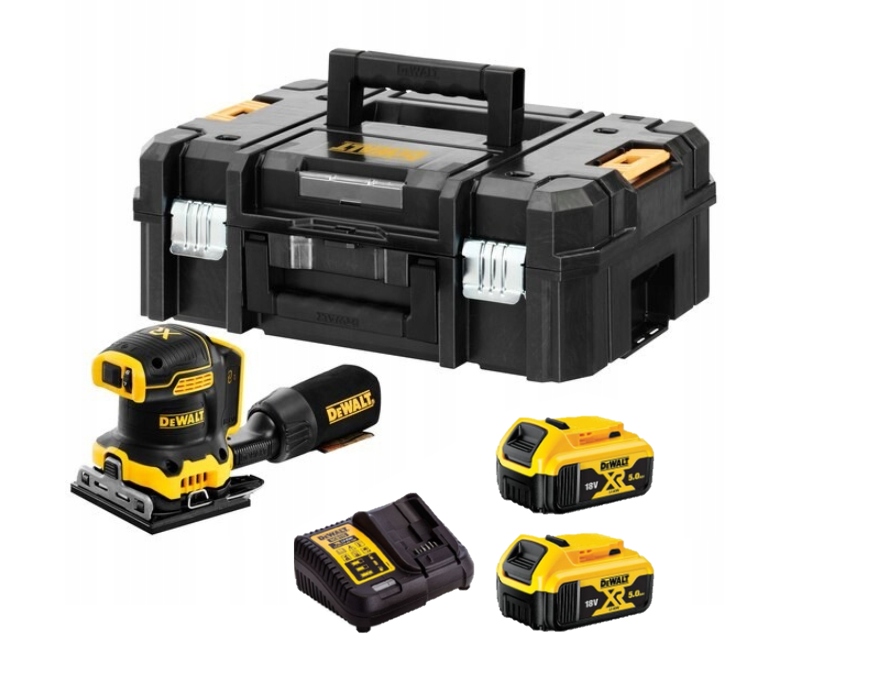 Dewalt DCW200P2 18V 2x5Ah excentrická bruska