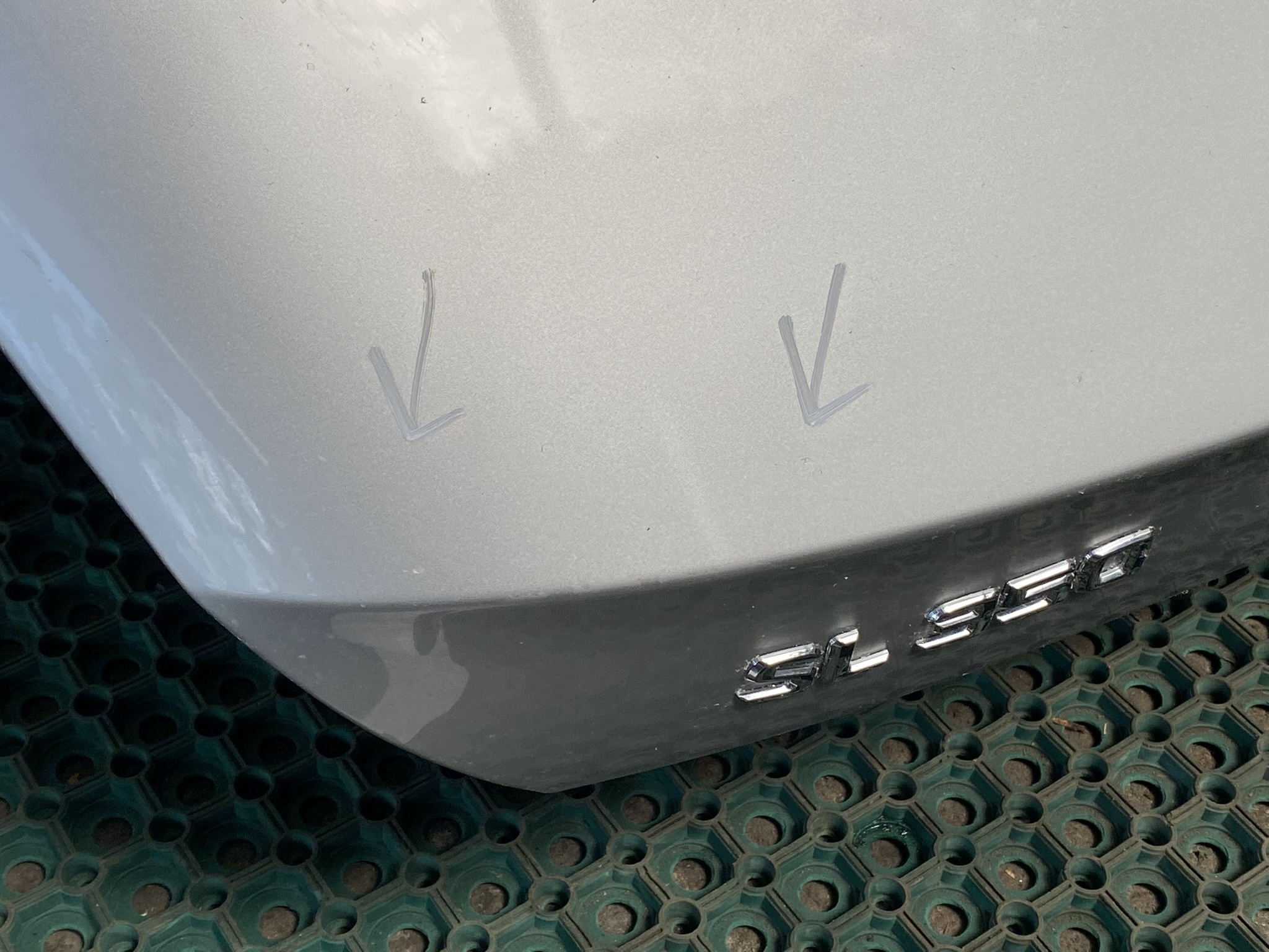 MERCEDES SL R230 W230 boot doors boot rear part colour 744