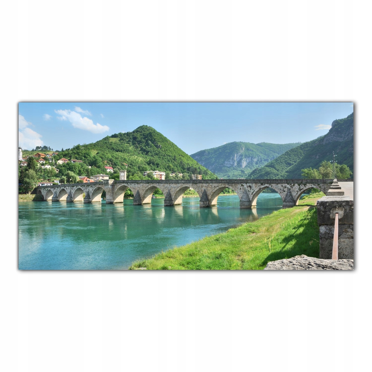 

Hartowany Obraz Szklany Most Architektura 100x50